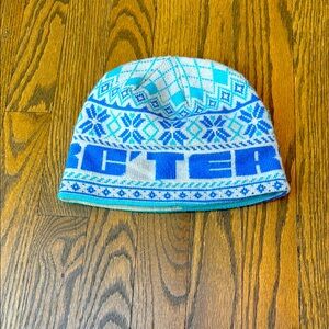 Arc’teryx Fair Isle Patterned Blue Beanie Hat One Size